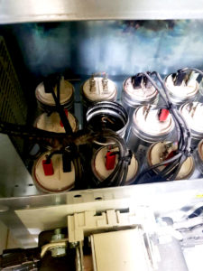 incendie batterie de compensation énergie réactive installation électrique